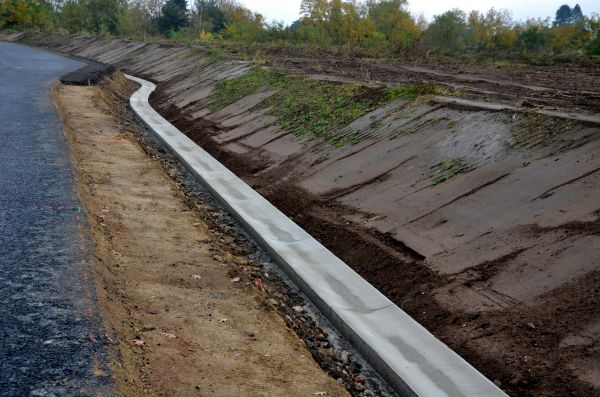 Slope Drainage Installation in Chesapeake